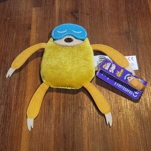Kinetic Sand Squeez'meez Sloth Plush HTF Rare 6" Gold Sensory Fidget Stress Toy
